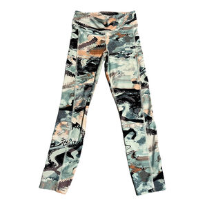 Under Armour Leggings Womens Heatgear Ankle Printed Crop Size Medium